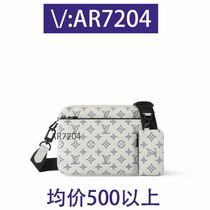 (deposit) canvas cosmetic bag pu stitching cosmetic bag 73408