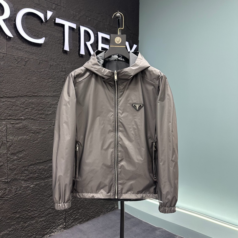European Station 2026 Spring Thin Jacket Men's Fashion Versatile Casual Hooded Top Youth Slim Fit Coat