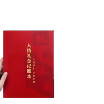 人情礼金往来记账本礼金登记礼单簿随礼记录本高档pu皮面手家庭理财每日记账笔记本个人收入支出家用