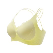 Catman Underwear Womens Thin Covering Side Breasts No Wires Seamless Crossover Beautiful Back Tube Top No Wires Anti-Exposed Bra