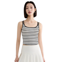 Catman with padded bra sling for women summer double shoulder strap all-in-one beautiful back vest outer wear versatile top