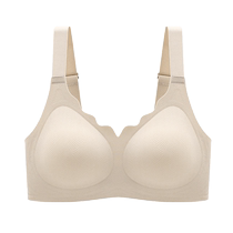 Catman Big Breast Revealing Small Underwear Womens Thin Summer Gathering Secondary Breasts Anti-Sagging Large Size Fat mm Bra