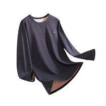 Catman Thermal Underwear Mens German Velvet Autumn Clothes Autumn Pants Set Plus Velvet Thickened Wool Heated Bottoming Shirt Autumn and Winter
