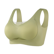 Catman Seamless Underwear Womens Small Breast Gathering and Accessory Breast Supporting Anti-sagging Thin Summer Backless Wireless Bra