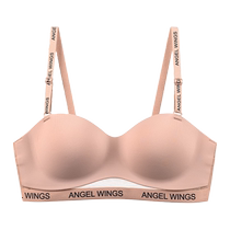 Catman underwear womens strapless small chest push-up non-slip push-up tube top invisible traceless anti-exposure wrap bra