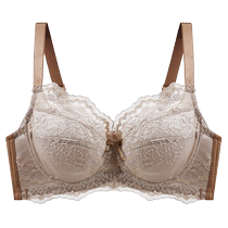 Catman underwear has steel rings to make big breasts smaller summer ultra-thin breathable soft ring adjustable large size bra