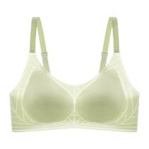 Catman Underwear Womens Small Breast Gathering Bra Without Wires to Support Secondary Breasts and Anti-Sagging Summer Seamless Beautiful Back Comfortable Bra