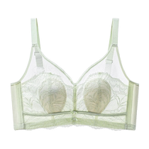 Catman Rabbit Ears Underwear Womens 2024 New Summer Big Breast Revealing Small Breast Gathering Sexy Wireless Lace Bra