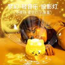 Romantic Starry Sky Light Full Star Girl Bedroom Interior Ambience Light Children Birthday Dream Rotation Projection Little Nightlight