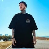 Летняя парная одежда для влюбленных, футболка, короткий рукав, европейский стиль, оверсайз, большой размер, в американском стиле