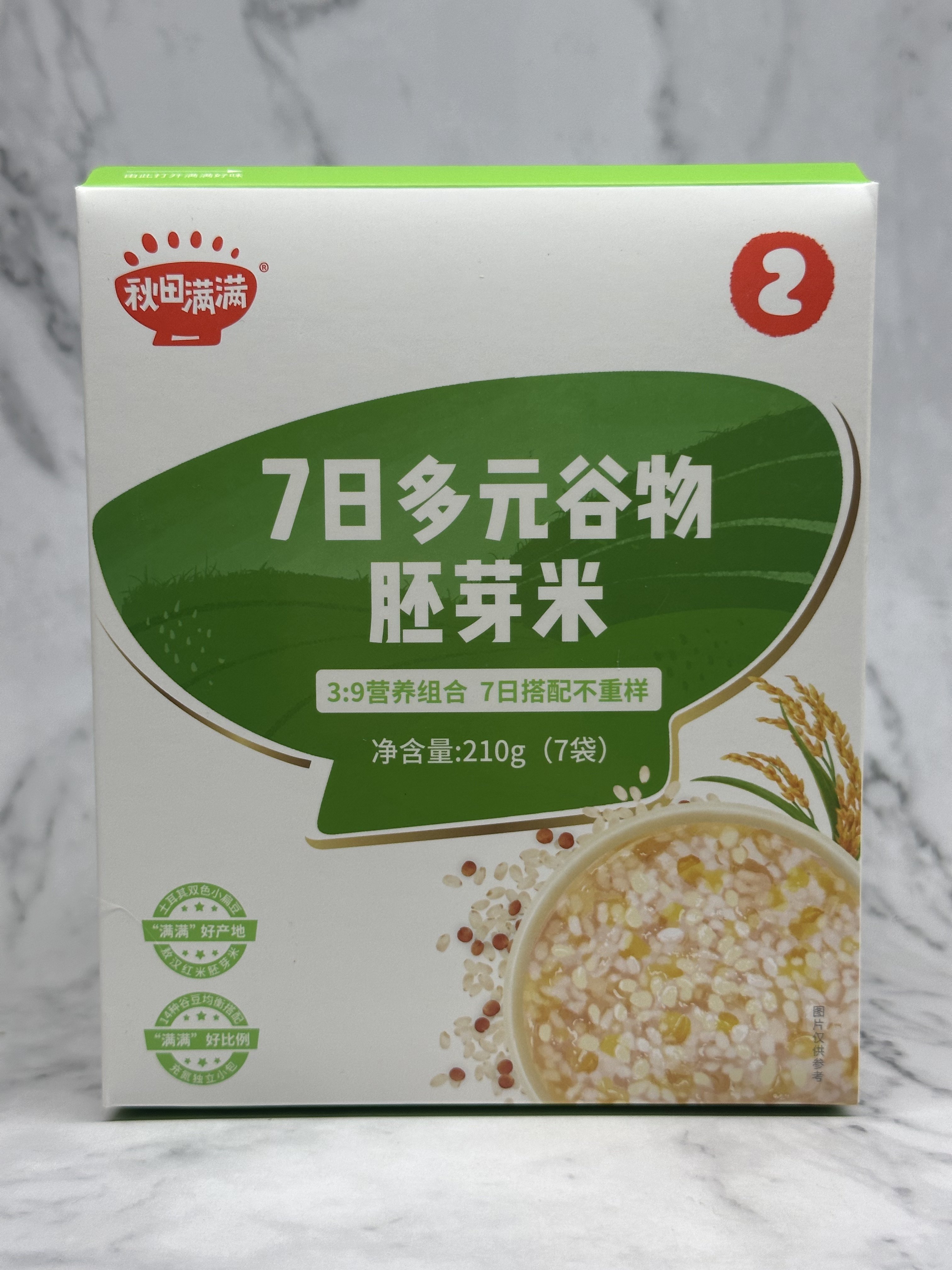 Akita Full 7 Days Multi-Grain Germ Rice 210g (7 packs)