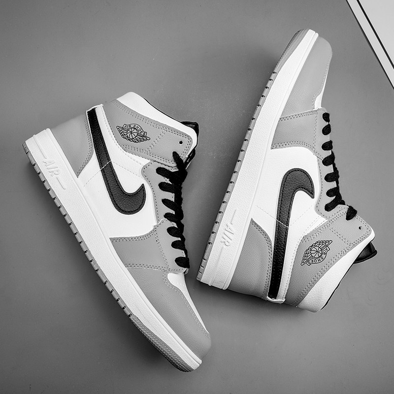 aij men's shoes genuine official website flagship store officer high cylinder board shoes aj1 Air Force One Putitian winter shoes men's wave shoes