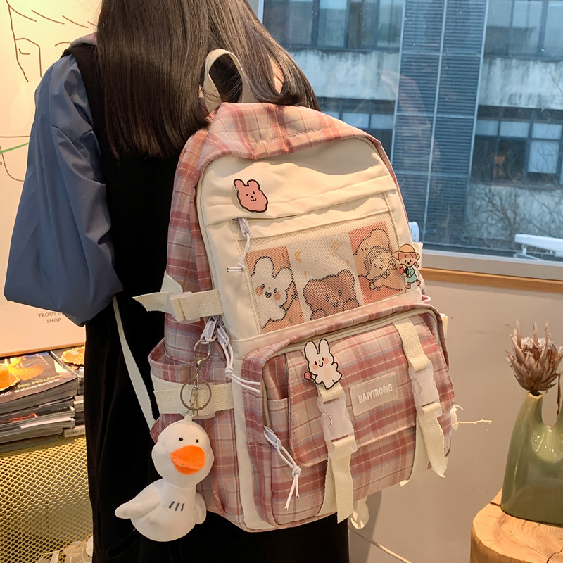 Han Edition New Shoulder Bag Girls Middle School Students Elementary School Students Three To Sixth-graders Cute College Students Double Shoulder Bag
