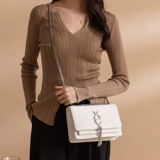 Сумка на одно плечо для друга, подарок на день рождения, из натуральной кожи