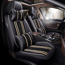 Summer car seat cover full surround cushion wooden bead seat cover car seat cover high-end suv seat cushion Special Solid Wood