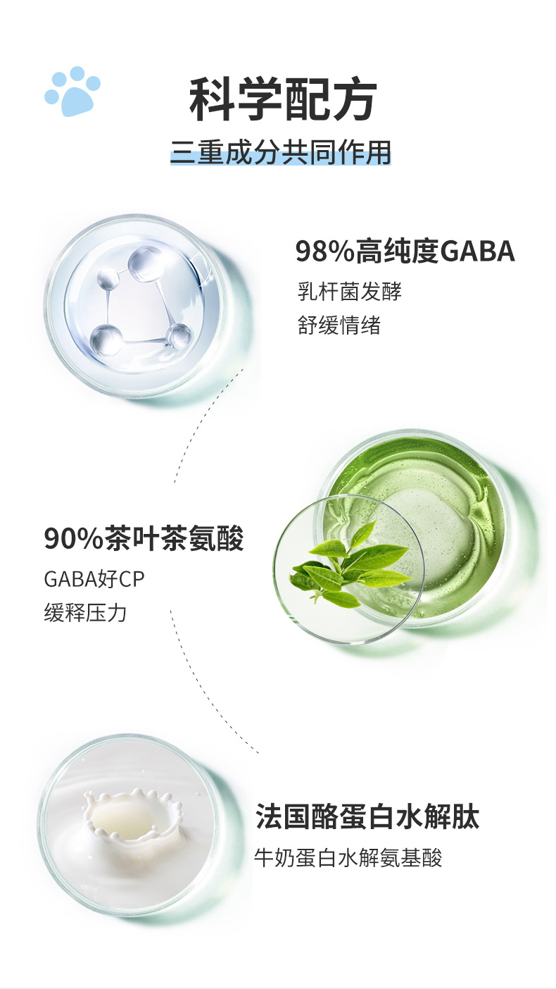 FAFACAT 晚安gaba 睡眠软糖氨基丁酸 10粒体验 助眠糖 图5