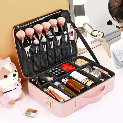 High-end high-end high-end Pu portable portable makeup cosmetic bag 2021 New sense ins