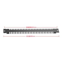 1U Blind Board Rational Wire Rack Fish Bone Rationalizer 19 Inch Rack Network Wire Rationalizer Room Wiring Blind Board