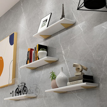 Wall shelves Solid Wood Separators Wall Shelves Lined Shelf Retro Wall Shelf Living-room Kitchen Wall-mounted Shelving