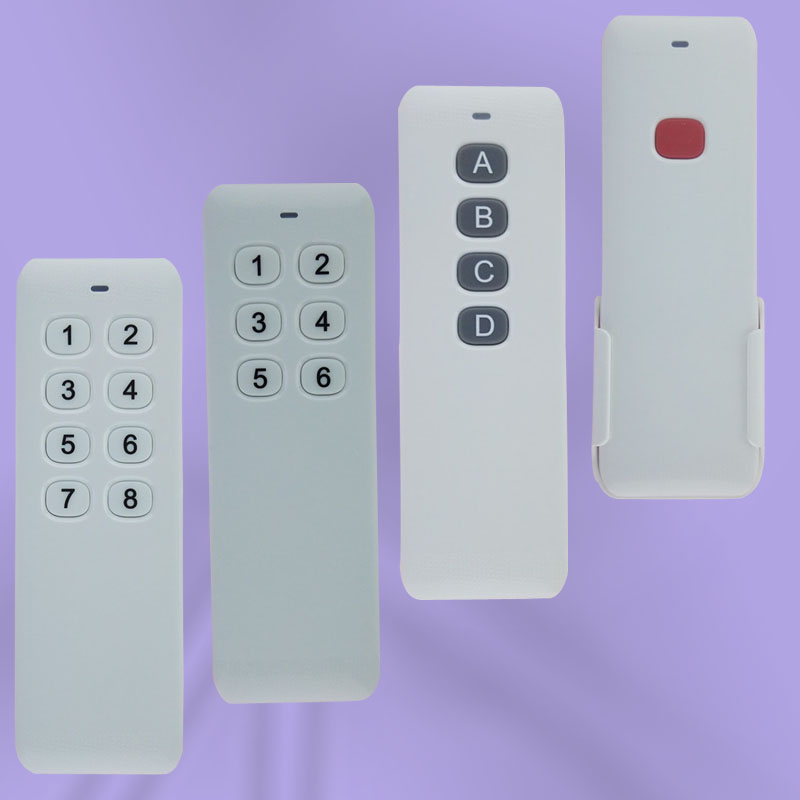 1 key 4 key 6 key 8 key 315M433M frequency intelligent wireless remote control lighting door and window power remote control transmitter