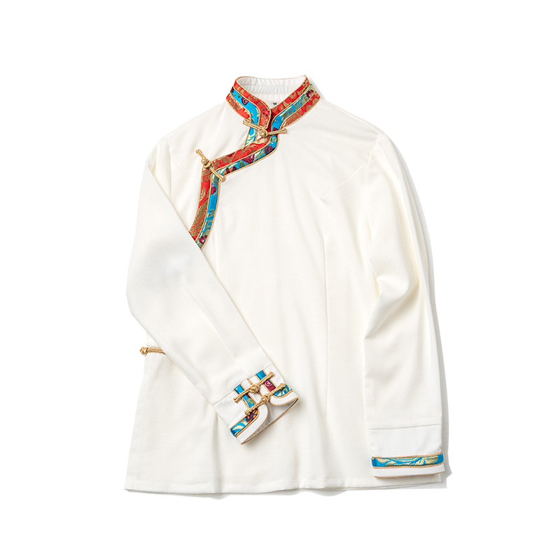 Tibetan Clothing 2026 New Tibetan-Style Shirt Tang Suit Chinese Style Women's Clothing Spring, Summer, Autumn New Chinese Style Ethnic Style