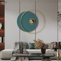 Modern Minimalist Iron Art Wall Decoration Living Room Background Wall Pendant Creative Bedroom Dining Room Decoration Light Lavish Metal Wall Decoration