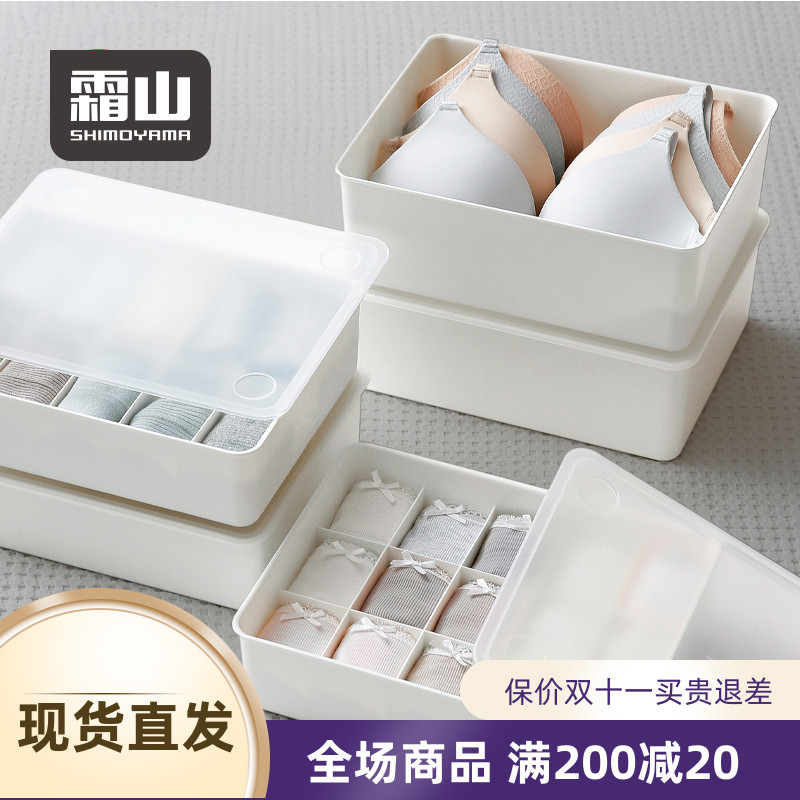 Frost Mountain Underwear Storage Box Home Wardrobe Drawer Underwear Organizing Box Plastic Bra Socks Underwear Storage Cabinet