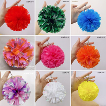 Cheerleading balls prizes bags accessories small flower balls professional competitions mini balls cheerleading keychains