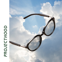 Projecthood PHDZero black grey transparent day series plates pure titanium elastic anti-blue frames