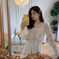 Small deer Deer Cream puffs gentle with a summer Pandora embroidered lace sunscreen for a small fairy cape