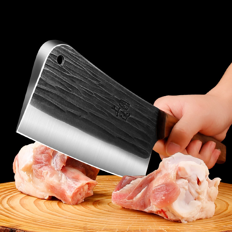 Shangda thickened bone-cutting knife butcher special bone-cutting knife commercial bone-cutting knife slicing knife hand-forged bone-cutting knife