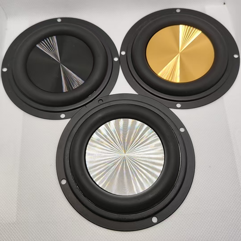 4inch Passive Bass Diaphragm Radiators for DIY Audio, Low-Frequency Auxiliary Fake Speakers, Disassembled Parts