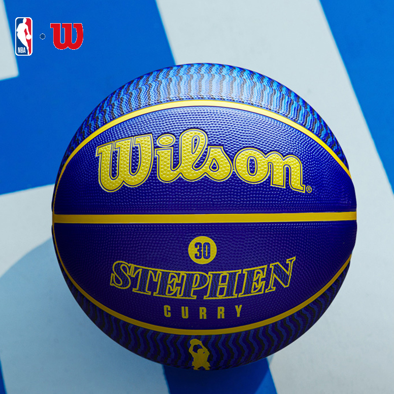 Wilson Nba Basketball No. 7 Warriors Curry Lakers James Durant Doncic Antetokounmpo