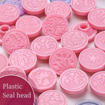 Personalised stamp decorative wax seal Diy rose cat star pat