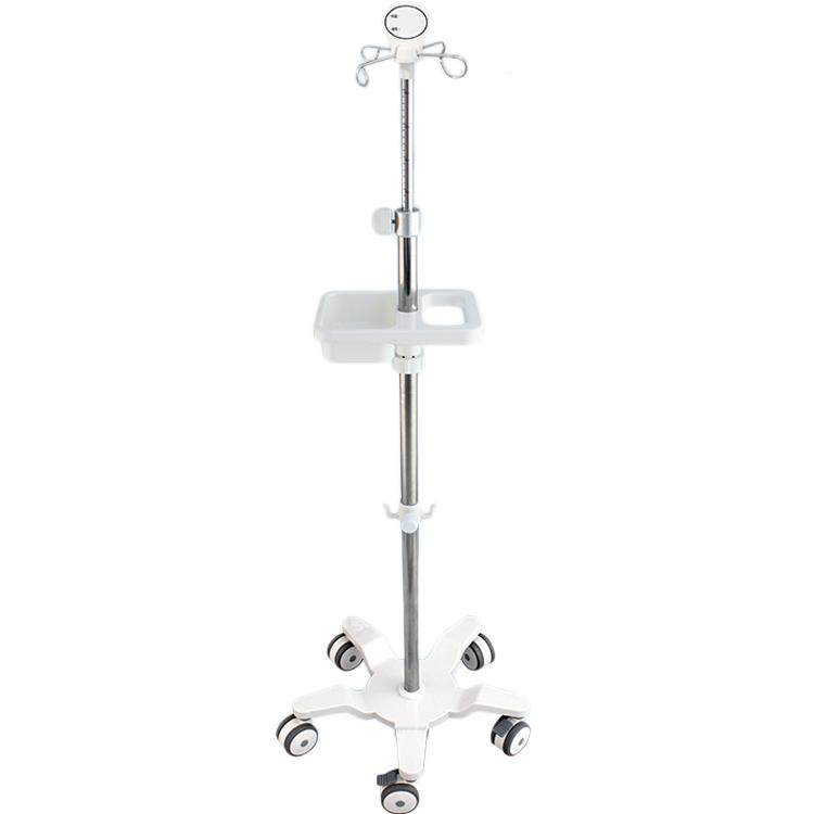 All Stainless Steel Infusion Stand Pump Stand Infusion Stand Thickened Adjustable Bottle Holder Mobile Drip Stand Injection Stand