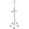 All Stainless Steel Infusion Stand Pump Stand Infusion Stand Thickened Adjustable Bottle Holder Mobile Drip Stand Injection Stand