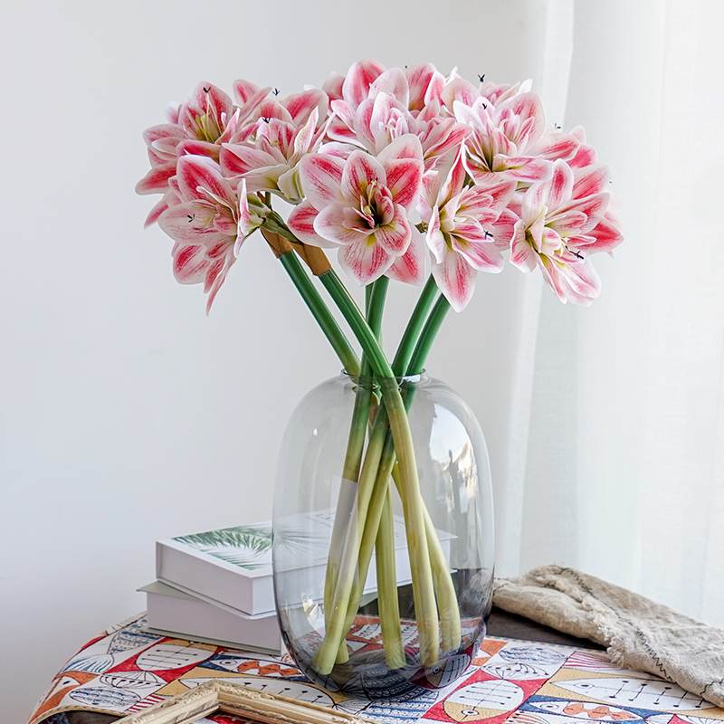 In the wild PU feel Clivia simulation flower living room desktop silk flower decoration home decoration fake flower decoration flower arrangement