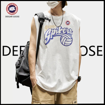 Canadian DEEGAR GOOSE breathable casual waistcoat loose basketball fitness vest