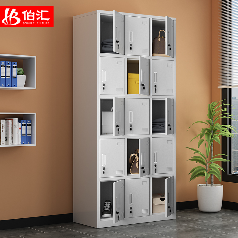 15-door iron cabinet locker, employee cabinet, storage cabinet, lock, 15-door water cup cabinet, shoe cabinet, bag cabinet, storage cabinet