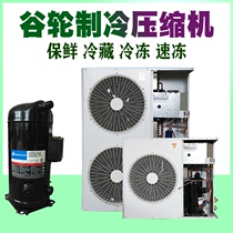 Cold storage refrigeration unit 3 horsepower 4 horse all-in-one machine 220V Emerson Cart compressor refrigeration low temperature complete equipment