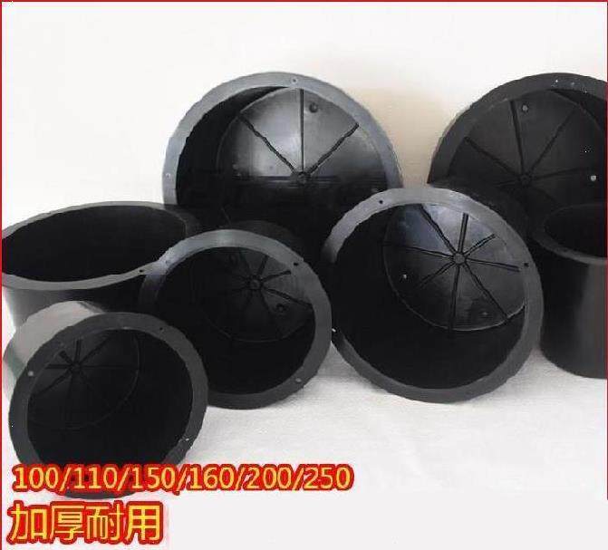 Disposable pre-embedded barrel PVC water pipe sleeve pre-plastic barrel sleeve barrel mould water stop pipe fitting with high pipe