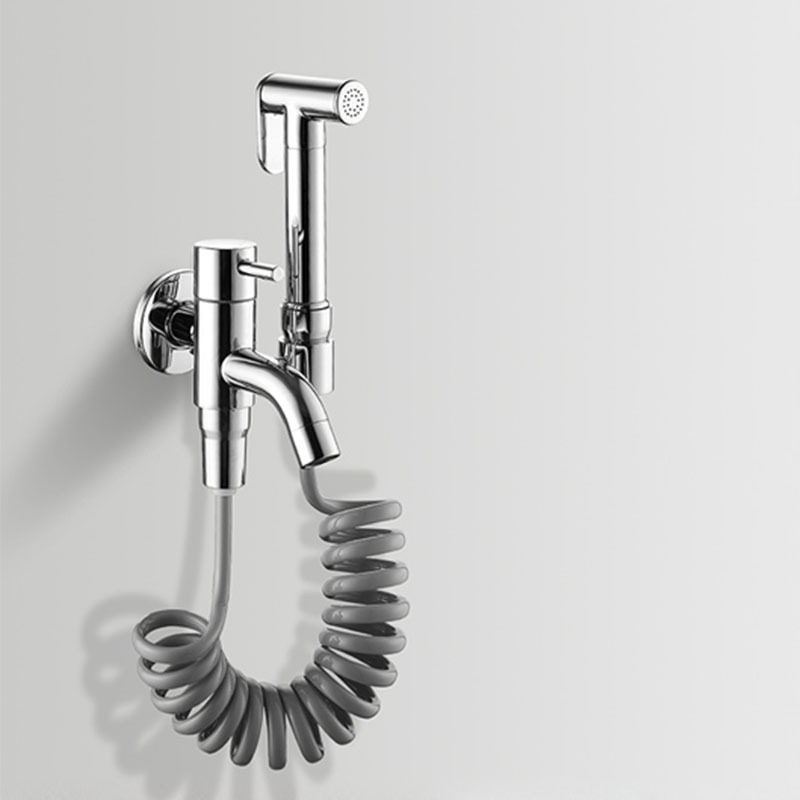 Toilet Spray Gun Suit Partner in one-in-two out tap Makeup Room Balcony Mop Pool Woman Wash Rinser Shower Nozzle