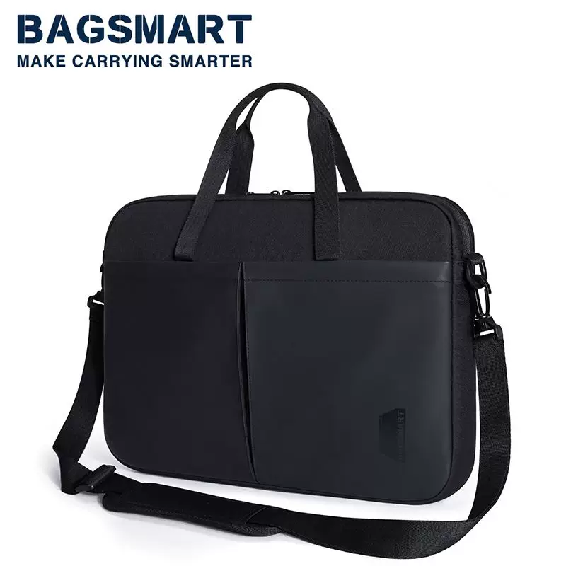 Сумка Bagsmart для ноутбука 15,6 дюйма, тонкая сумка для ноутбука, переноска ноутбука