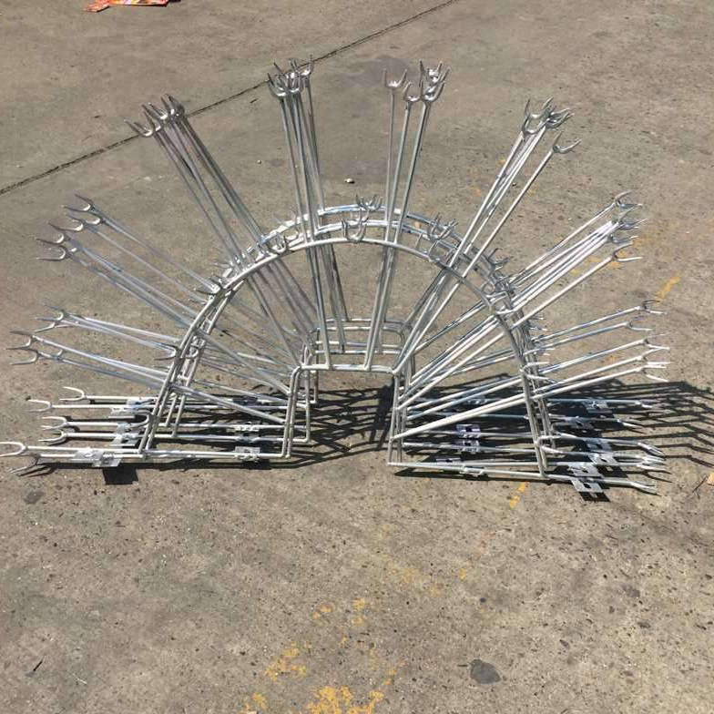Chengdu In-Stock Anti-Climb Barbed Wire 90-180 Degree Garden Wire Mesh Anti-Climb Umbrella Community Pipe Anti-Climb Barbed Fence