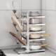Stainless Steel Kitchen Pot Storage Rack Multi-Layer Storage Rack in the Cabinet Layered under the Sink Countertop Multi-Functional Pot Rack