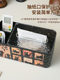 Retro Cartoon Cat Tissue Box Desktop Remote Control Multi-Functional Storage Box Tissue Box Home Decoration Ornament Stand