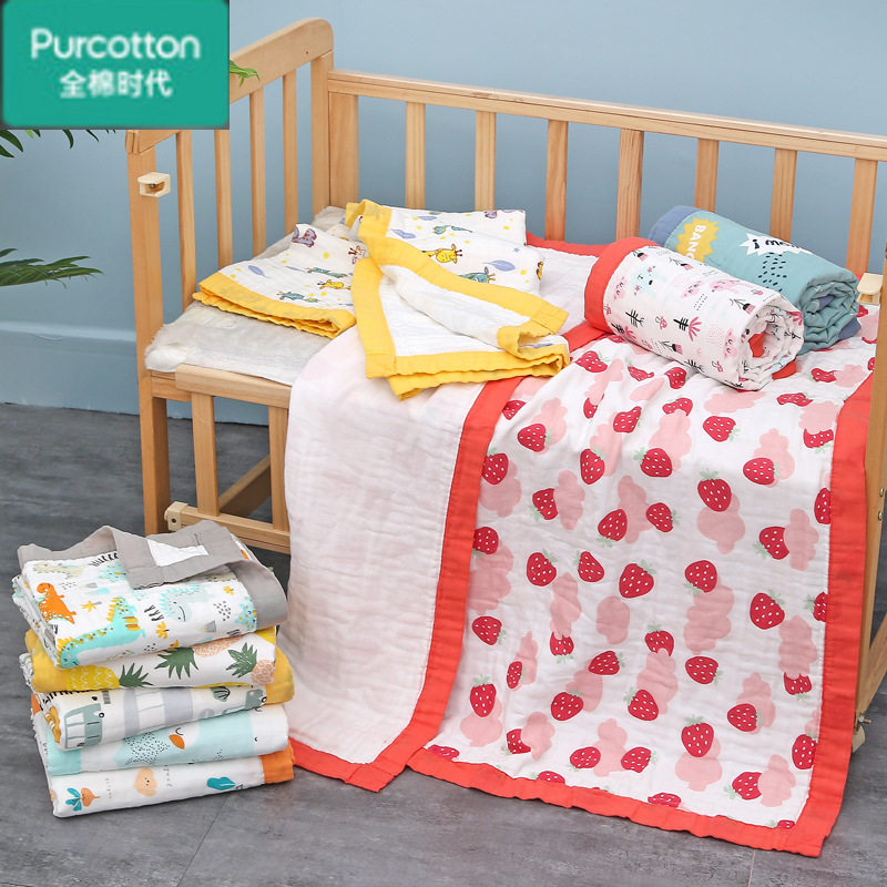 Whole cotton baby gauze bath towel birth pure cotton ultra-soft water absorption large towel toddler bath towel newborn children