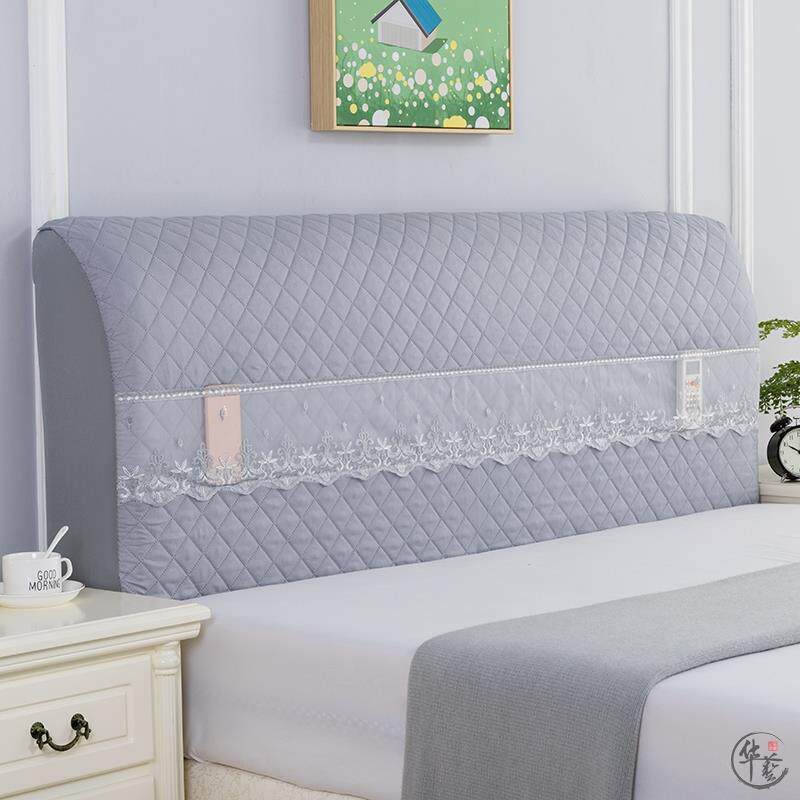 Bed cover thickens the full pack bed head cover elastic soft bag bed head cover 1 5m 1 8m cushion