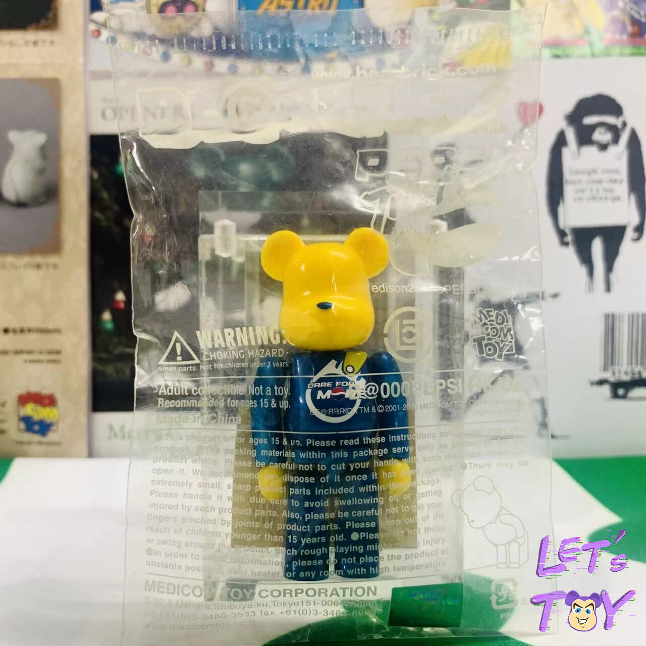 香港限定 BE@RBRICK ベアブリック PEPSI ペプシ 100%