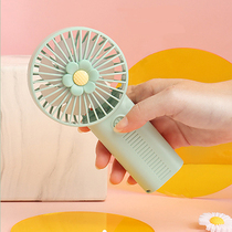 Summer handheld small fan student cute and portable Silent Dormitory Hand with small electric fan desktop